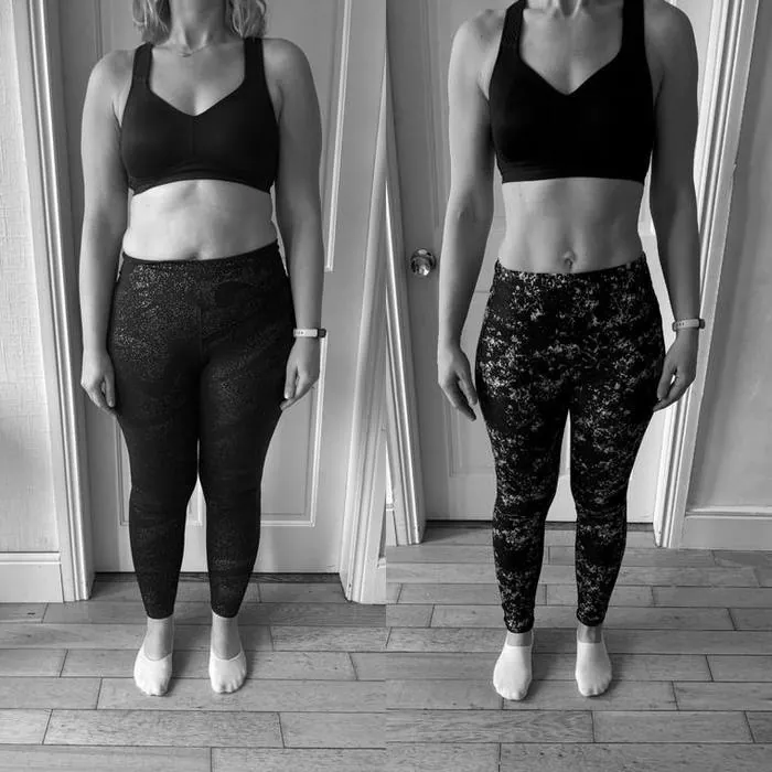Thrive Coaching client Jayne's fat loss result, personal training Belfast