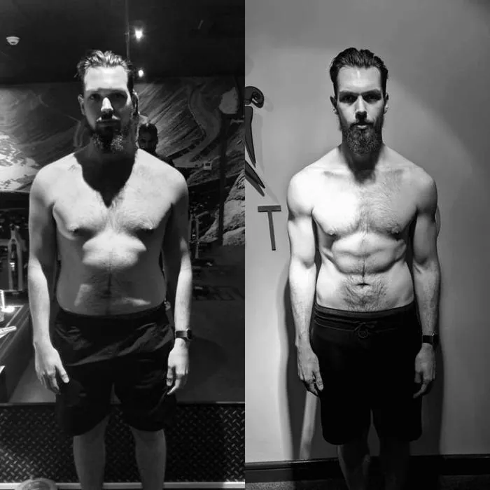 Thrive Coaching client Oliver's transformation from 17 stone
